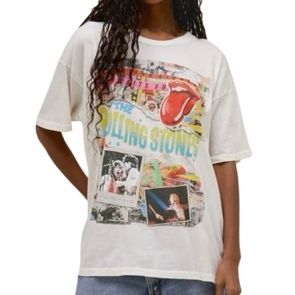 DAYDREAMER Rolling Stones Time Waits for No One Tee One Size New w/ Tag MSRP $88 - Picture 2 of 8